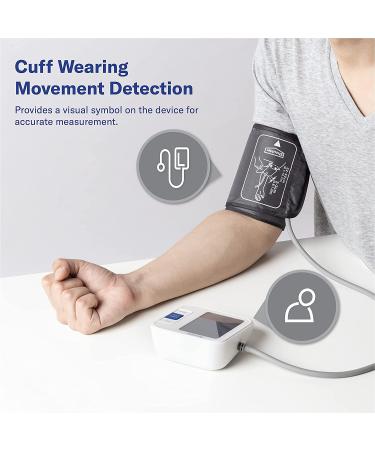 Alcedo Upper Arm Blood Pressure Monitor - Automatic Digital BP Machine with Wide-Range Cuff, LCD Screen, Talking Function, 2x120 Memory - For Home Use - Buy Online on SooperMarket.com