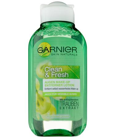 Garnier Eye make-up remover / lucks removes even waterproof make-up with grape extract ophthalmologically tested skin natural 1 x 125 ml