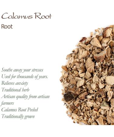 Organic Calamus Root Tea - Premium Quality Cut and Dried Sweet Flag 100g - Pack of 1 - Buy Online on SooperMarket.com