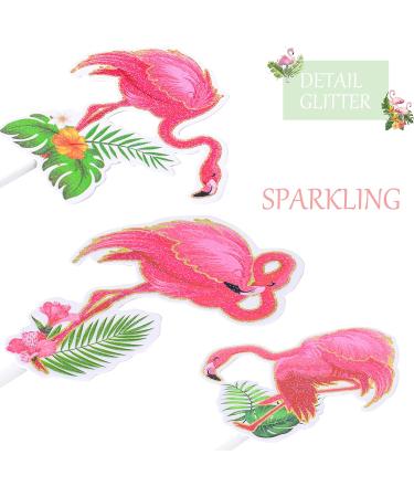 Tropical Flamingo Cupcake Toppers - Buy Online on SooperMarket.com