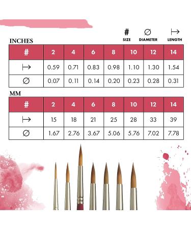 Princeton Velvetouch Long Round Brush Size 6 - P3950LR6 - Buy Online on SooperMarket.com