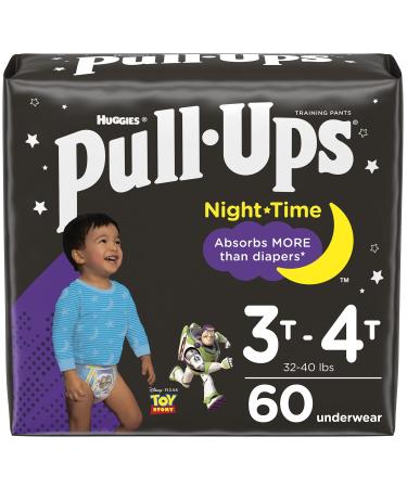 Pull-Ups Night-Time Boys' Training Pants, 3T-4T, 60 Ct 3T-4T (60 Count)