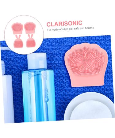 minkissy 28 Pcs Rabbit Ears Facial Brush Facial Exfoliating Brush Face Cleansing Tool Face Washing Brush Facial Cleansing Face Scrubber Handheld Miss Pink Silicone Brush Silica Gel Light Pinkx7pcs 7.5x7.5cmx7pcs - Buy Online on SooperMarket.com