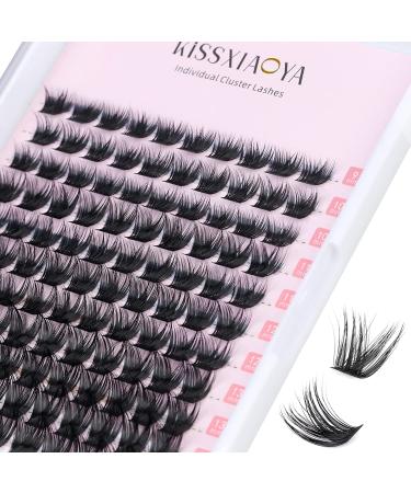 Cluster Lashes Extensions 120Pcs Individual Cluster Lashes D Curl Mix 9-15mm Wide Stem Cluster Eyelashes Soft Natural False Eyelashes Cluster DIY Eyelash Extension At Home (Mix 9-15mm 120P D Curl) 1 count (Pack of 1) Mix 9-15mm 120P D Curl