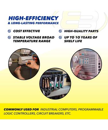 3V PLC Computer Backup Battery - Replace LIT5110 CR17450E-R CNC Series Compatible | Shop Internationally - Buy Online on SooperMarket.com