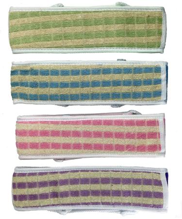 Unknown Cotton Massage Sponge | Peeling Back Strap - 8x70 cm for Soothing Exfoliation | International Shipping - Buy Online on SooperMarket.com
