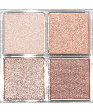 Palladio Eyeshadow Quad - Velvety Matte and Metallic Shades, Creamy Formula, Talc-Free - Ballerina Palette - Buy Online on SooperMarket.com