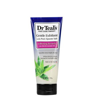 Dr. Teals Foot Scrub With Aloevera & Coconut Oil 6 Oz,Pack of 3