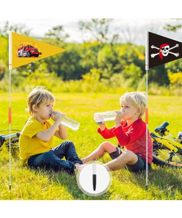 Shop Lets Joy 3-Piece Children's Bicycle Pimp Set | Safety Pennants & Accessories - Secure Your Kid's Ride! - Buy Online on SooperMarket.com