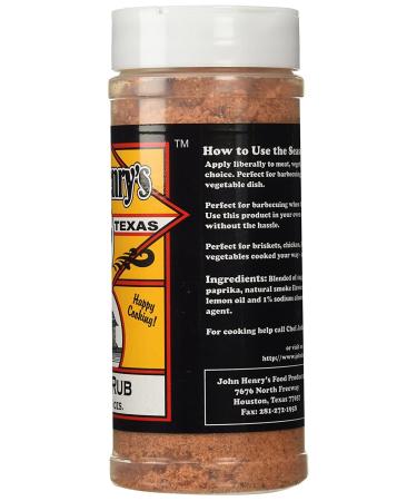 John Henry's Pecan Rub 11.5 oz - Smoky and Savory Seasoning for BBQ and Grilling - Buy Online on SooperMarket.com