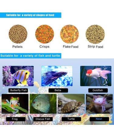 KINOEE Automatic Fish Feeder - Digital Auto Fish Feeder Aquarium Tank Timer Feeder Vacation & Weekend 2 Fish Food Dispenser - Buy Online on SooperMarket.com