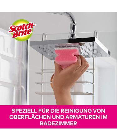 Scotch British Bathroom Cleaning Sponge Pack - 16 Soft Sponges for Sensitive Surfaces - Buy Online on SooperMarket.com
