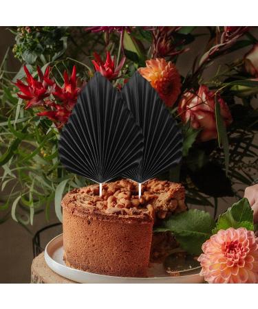 Didiseaon 10pcs Palm Leaf Cake Toppers - Monstera Leaf Cupcake Picks for Hawaii Aloha Jungle Wedding and Birthday Decor - Buy Online on SooperMarket.com