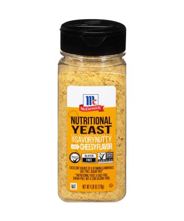 McCormick Nutritional Yeast (Sprinkle on Everyday Recipes to Add Rich Umami Flavor), 4.2 oz