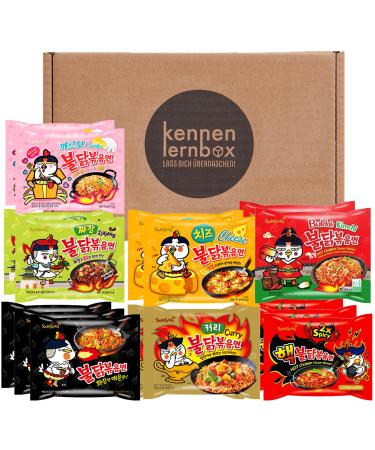 Get to know Buldak Box |Samyang Hot Chicken Ramen 16er Mix |Korean hot chicken ramen 16er mix to try 16-piece range