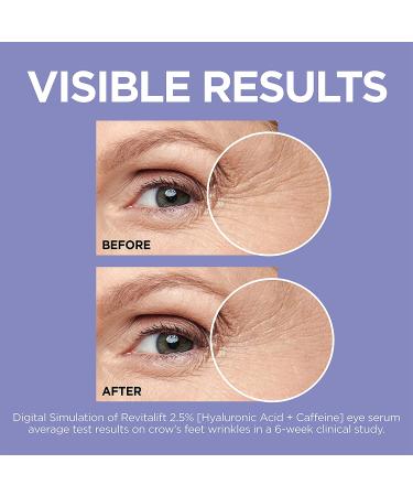 Revitalift Hyaluronic Acid + Caffeine Eye Serum | L'Oreal Paris Anti-Aging Moisturizer Sample - Buy Online on SooperMarket.com
