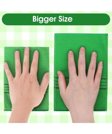Gjinxi 5-Piece Korean Peeling Gloves - Exfoliating Medium Green Gloves for Deep Clean and Dead Skin Removal - Buy Online on SooperMarket.com