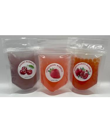 Fruity Red Selection Boba Bubble Tea Make at Home Kit 6-9 Extra Large Drinks - Buy Online on SooperMarket.com