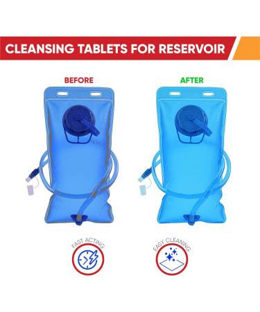 Reservoir Hydration Bladder Cleaning Kit - 6-In-1 Cleaner Set with Brushes, Tablets, and Carry Pouch - Buy Online on SooperMarket.com