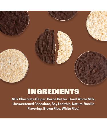 LIEBERS Dark Chocolate Rice Cakes - Kosher Certified, Dairy Free, Gluten Free Snack - Pack of 3 - Buy Online on SooperMarket.com