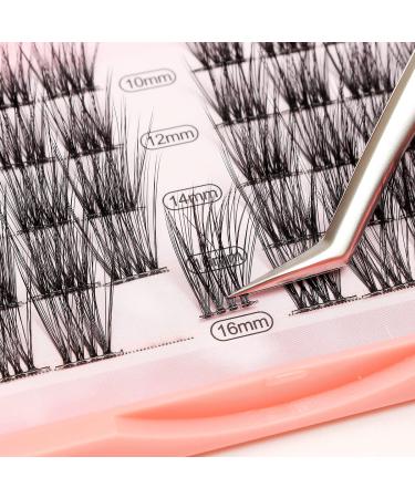DIY Individual Eyelash Extensions - Mixed 10-12-14-16mm False Lashes for Stunning Makeup - Buy Online on SooperMarket.com