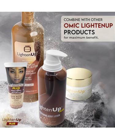LightenUp Skin Brightening Lotion 13.5 Fl oz - Hyperpigmentation Body Cream with Jamaican Castor Oil and Shea Butter - Buy Online on SooperMarket.com
