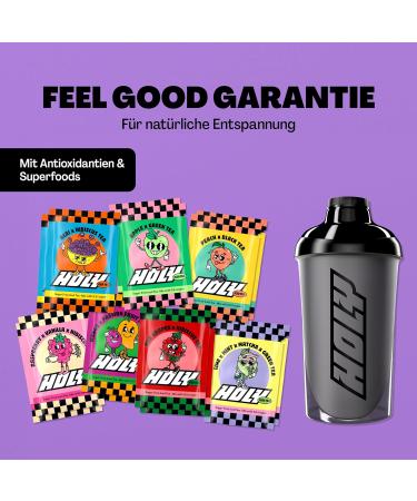 Holy Energy Iced Tea Starter Set 7 Fruity Iced Tea Varieties Includes Shaker 14 Tasting Box Iced Tea - Buy Online on SooperMarket.com