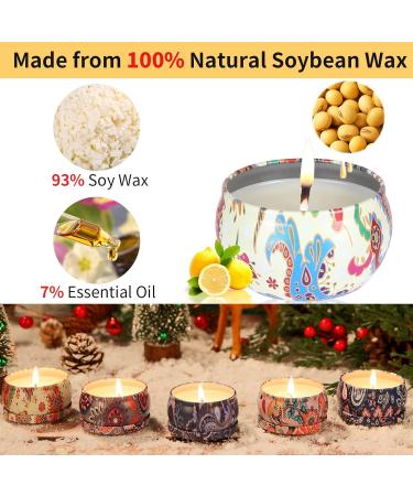 Jospl Fragrance Candles Set - 12 Natural Soy Wax Aroma Candles for Women | Vanilla & Lavender | Ideal Gift for Birthdays Weddings Mother's Day Christmas - 4cm Multicolored Decor - Buy Online on SooperMarket.com
