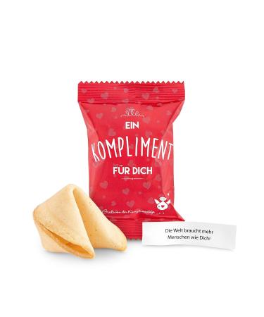 Happiness Cookies - 30 Lucky Compliment Cookies | Perfect Mother's Day Gift Birthday Joy Wedding Treats & Advent Calendar Filler - Buy Online on SooperMarket.com