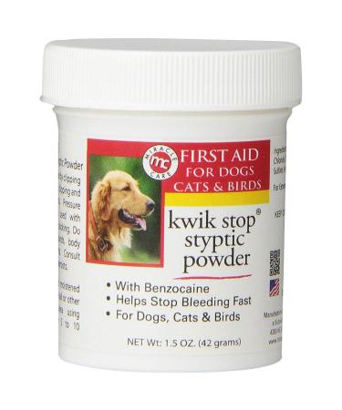 Kwik Stop Styptic Powder for Pets 1-1/2 OZ