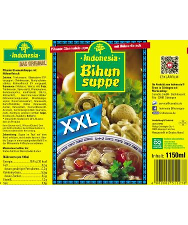 Buy Indonesia Original Bihun Soup | Delicious Ready Meal with Vegetables & Chicken - 1150 ml - Buy Online on SooperMarket.com