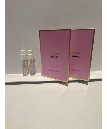 Set of 2 - Chance Eau Tendre for Women Eau De Parfum Spray 0.05oz/1.5ml Vial Sampler - Buy Online on SooperMarket.com