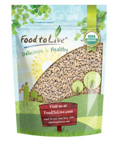 Organic Spelt Berries, 3 Pounds  Non-GMO, Whole Grain, Non-Irradiated, Vegan Superfood, Bulk, Product of the USA 3 Pound (Pack of 1)