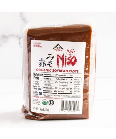 Red Aka Miso Paste Aged 6 months Namikura Miso Co. 1 kg (2.2 lbs)