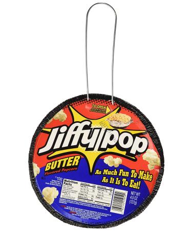 Jiffy Pop Butter Popcorn 4.5 oz - Pack of 3 | Delicious Snack for Movie Night - Buy Online on SooperMarket.com