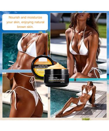 Tanning Accelerator Cream 50g Long Lasting Sunbed Cream Tanning Cream Intensive Tanning Gel Self Tanner Gel Effective in SunBeds Outdoor Sun Rapid Tanning Cream Achieve a Natural Tan - Buy Online on SooperMarket.com