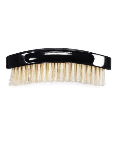 Torino Pro 660 Wave Brush by Brush King - Soft Curve 360 Waves Palm Brush - True Texture Soft - Frizz Laying Down - Black, 1 Count - Buy Online on SooperMarket.com