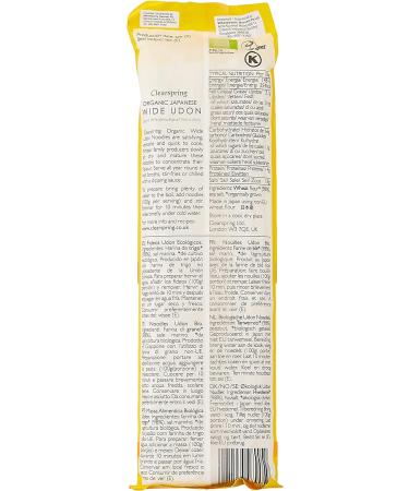 Clearspring Organic Japanese Wide Udon Noodles - Authentic and Organic Noodles - Buy Online on SooperMarket.com