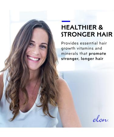 Elon Matrix 5000 Hair & Nail Vitamins - Biotin 5000mcg for Hair Growth - 60 Day Supply Promotes Healthy Hair & Nails Suitable for All Hair Types - Buy Online on SooperMarket.com