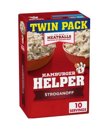 Hamburger Helper Stroganoff, Pasta & Creamy Sauce Mix, 13 oz., Twin Pack