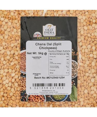 Old India Chana Dal (Split Chickpeas) 5 kg - Buy Online on SooperMarket.com