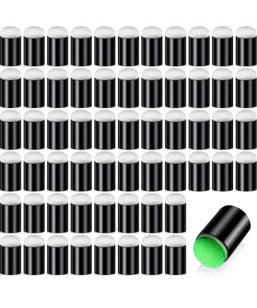 60 Pieces Finger Sponge Daubers Finger Painting Sponge Craft Drawing Sponge Dauber Set for Painting Art Ink Crafts Chalk Card Making (White)