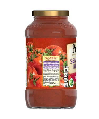 Prego Pasta Sensitive Recipe Traditional Tomato Sauce 142.5 Oz - Pack of 6 - Buy Online on SooperMarket.com