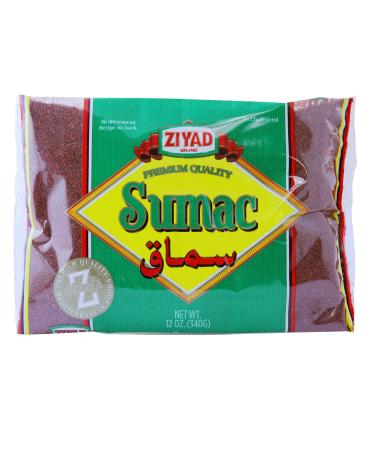 Ziyad Premium Sumac Spice Blend, Flavorful Spices, 100% All-Natural, No Additives, No Preservatives, No MSG, 12 oz