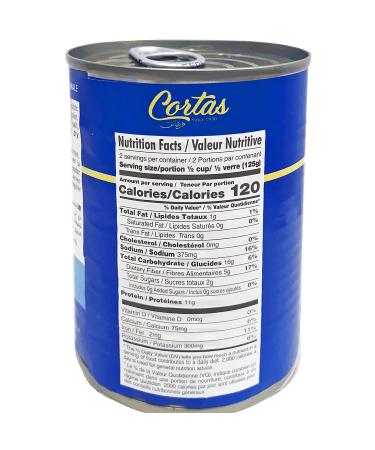 Cortas Fava Beans 14oz (6 PACK) - RTE Cooked Foul Medammas (Original Plain) - Buy Online on SooperMarket.com
