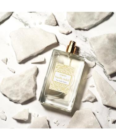 Pure Vanilla Perfume for Women 100ml Vanilla Soleil Fragrance Creamy Tonka Bean with Vanilla Womens Perfumes Long Lasting Vegan Clean & Natural Ingredients Birthday Gifts for Mom Made in France - Buy Online on SooperMarket.com