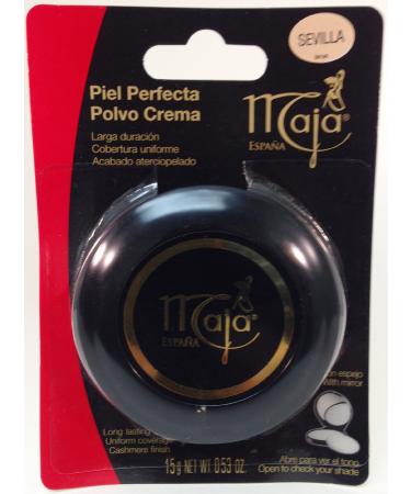 Maja By Myrurgia 0.5 Oz Cream Powder with Mirror and Puff Sevilla