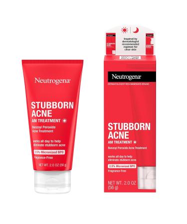 Neutrogena Stubborn Acne AM Face Treatment | Benzoyl Peroxide Formula - Buy Online on SooperMarket.com