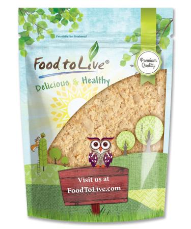 Nutritional Yeast Flakes, 2.5 Pounds  Fortified Large Flakes, Inactive, Unsweetened, Vegan Thickener, Bulk. Good Source of Protein & Vitamins. Perfect for Baking, Vegan Cheese and Sauces