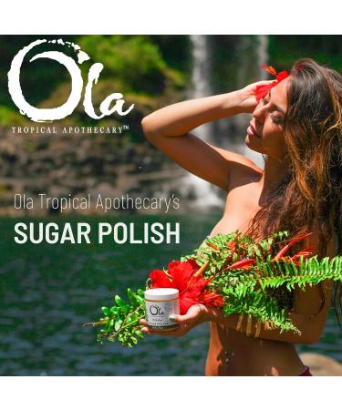 Ola Tropical Apothecary Coconut Sugar Polish - Pure Tropical Oils & Plant Extracts - 11.6 Oz | Exfoliate & Nourish Your Skin - Buy Online on SooperMarket.com